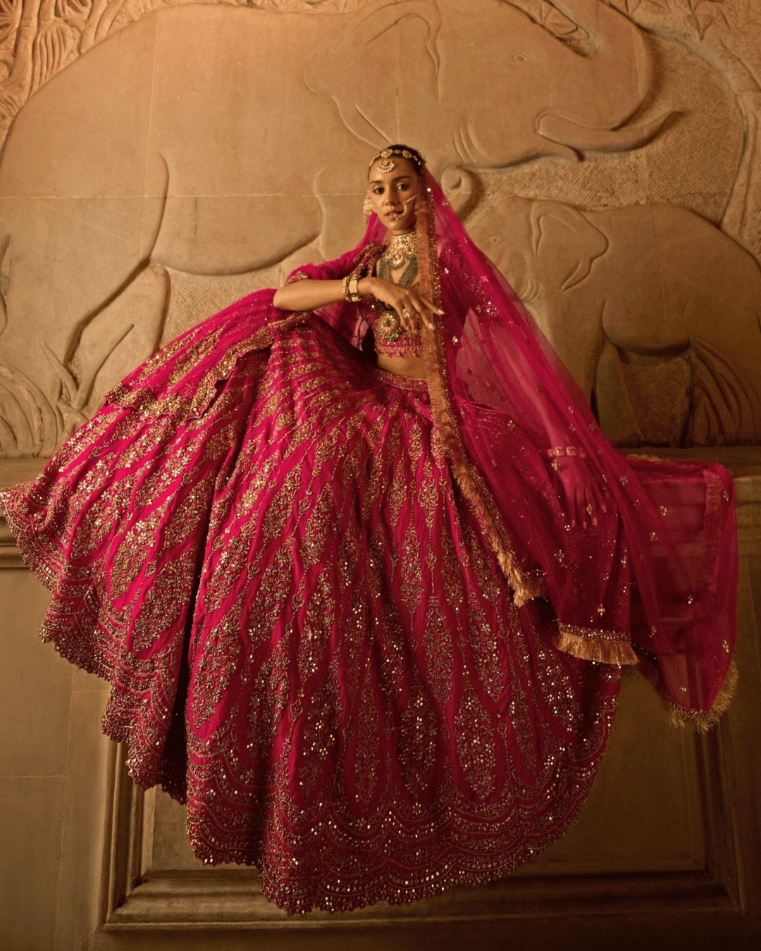 Bridal lehenga unique discount