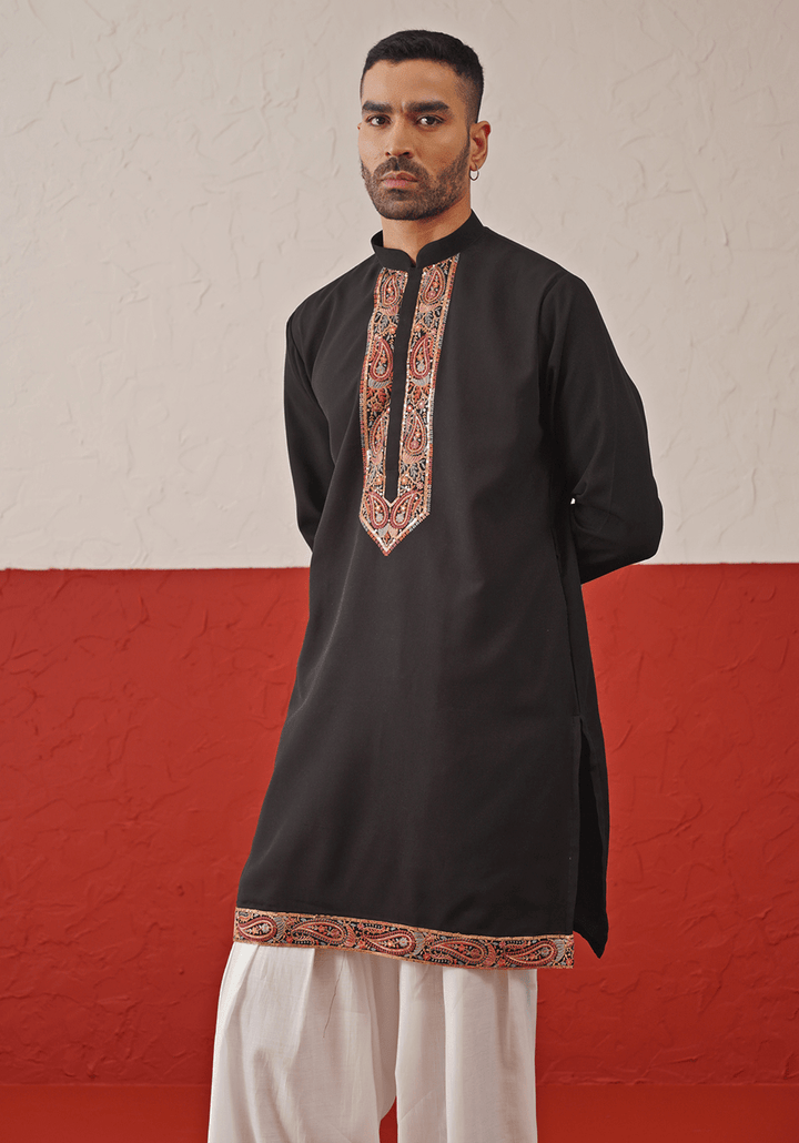 Black Kurta Set Kalpraag - Fabilicious Fashion