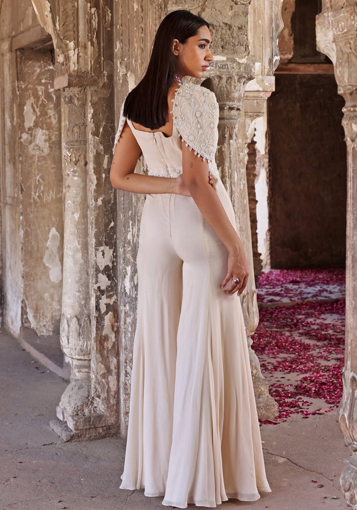 Ivory Jumpsuit Seema Thukral - Fabilicious Fashion