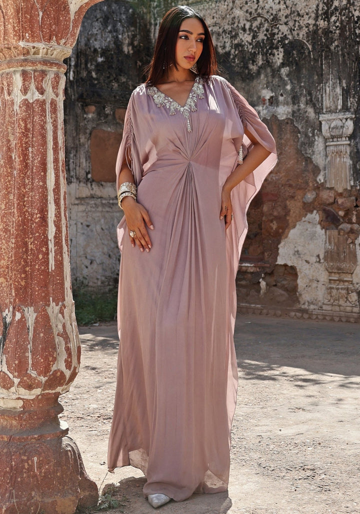 Lilac Draped Kaftan Seema Thukral - Fabilicious Fashion