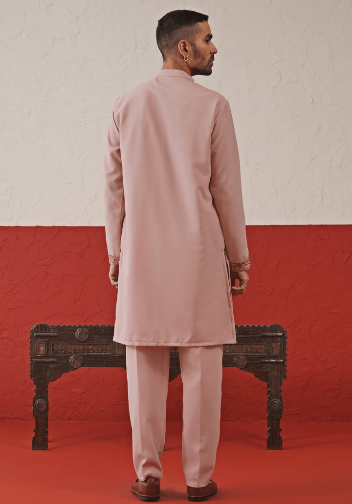 Lilac Georgette Kurta Set Kalpraag - Fabilicious Fashion