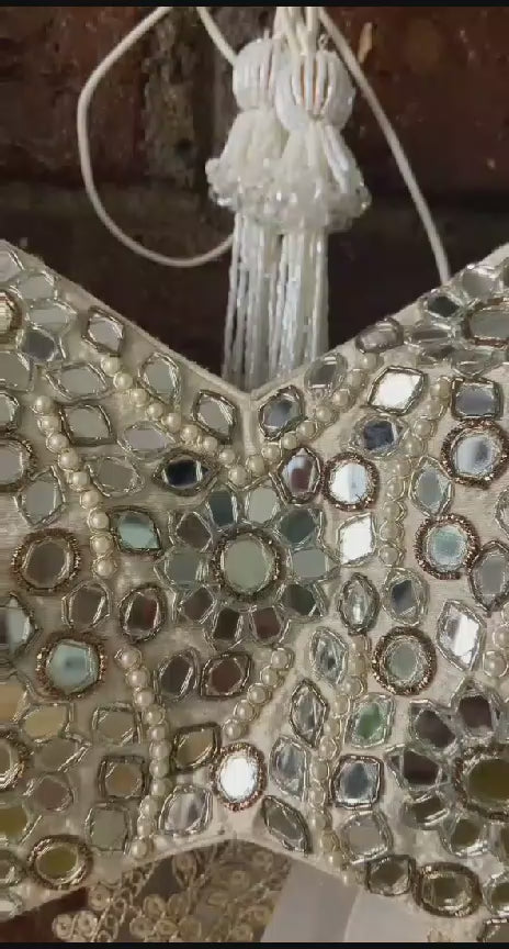 Ivory Embroidered Lehenga