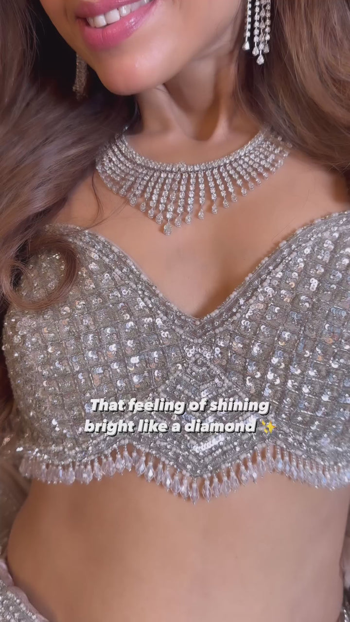 Nude Gold Bridal Lehenga