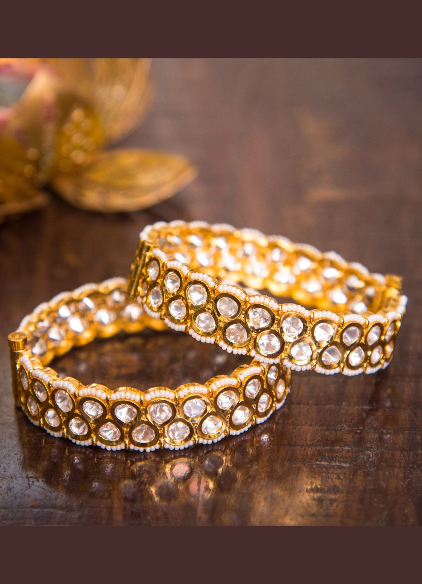 Kundan shop kada set