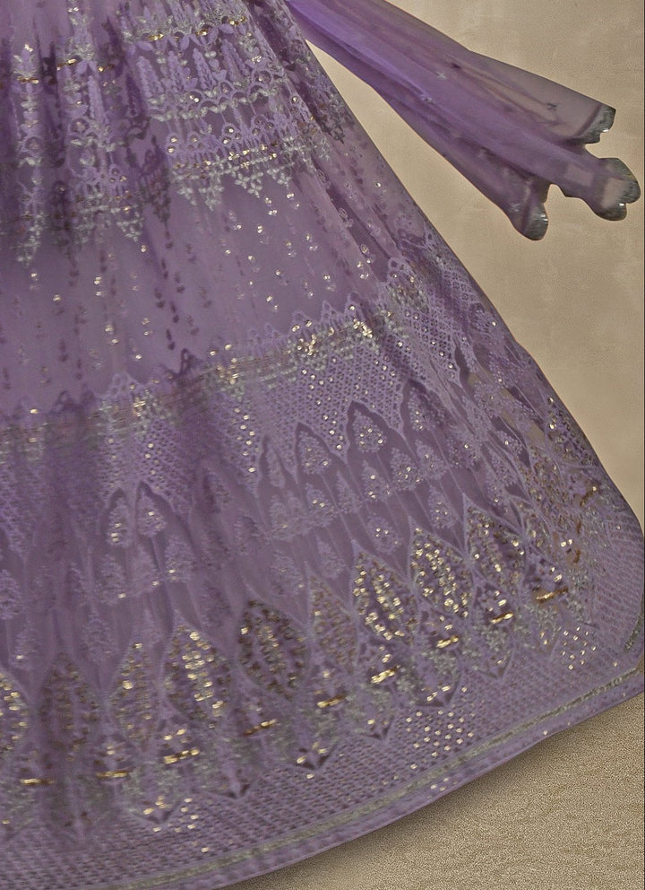 Viola Lilac Lehenga Set Renee - Fabilicious Fashion