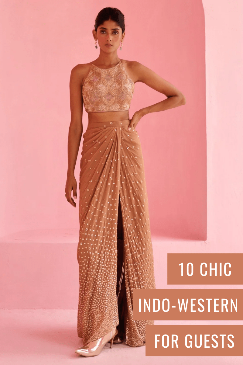 10 Chic Indo-Western Outfits for Wedding Guests - Fabilicious Fashion