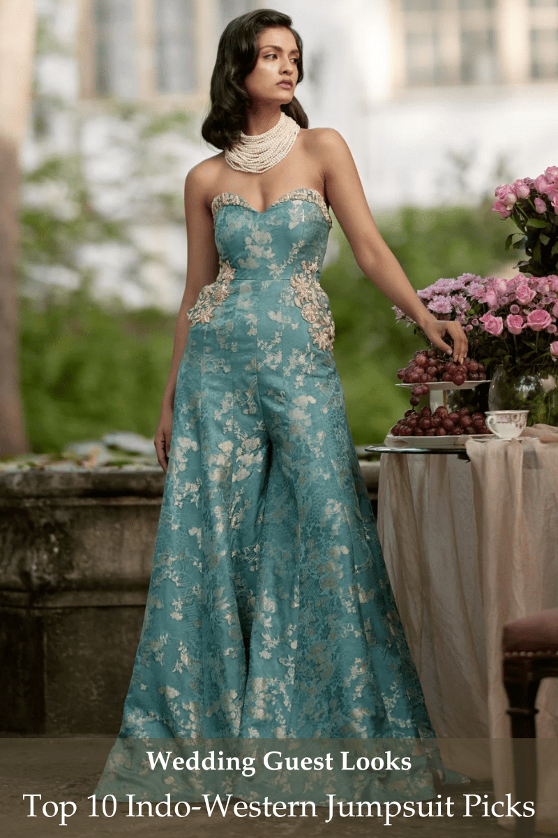 10 Stunning Indo-Western Jumpsuits Perfect for Indian Wedding Guests - Fabilicious Fashion