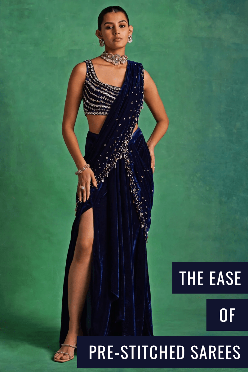 5 Pre-Stitched Sarees That Redefine Ease - Fabilicious Fashion