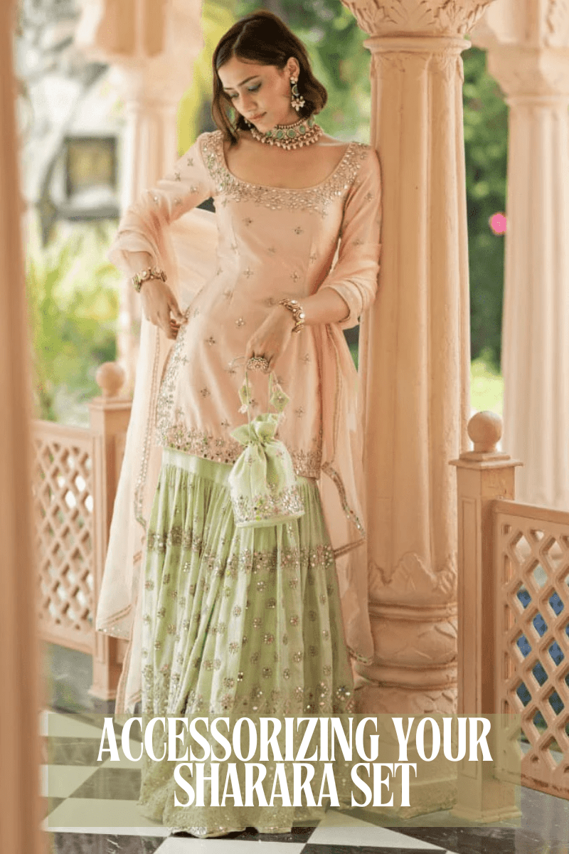 Accessorizing Your Sharara: From Jhumkas to Potlis – The Ultimate Guide for 2025 - Fabilicious Fashion