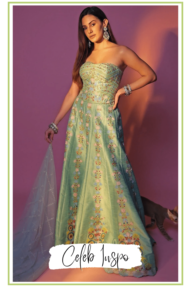 Amyra Dastur Stuns in Chamee & Palak’s Indo-Western Style - Fabilicious Fashion