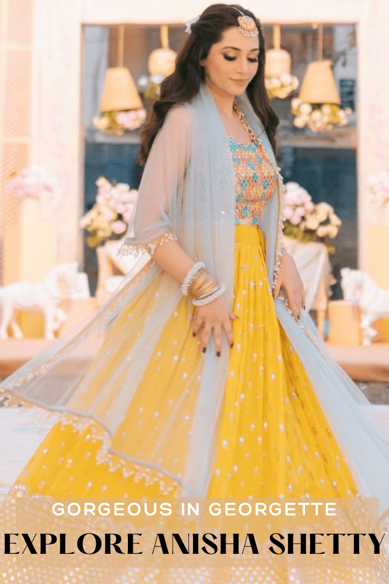 Anisha Shetty’s Georgette Lehengas: Perfect for Every Occasion - Fabilicious Fashion
