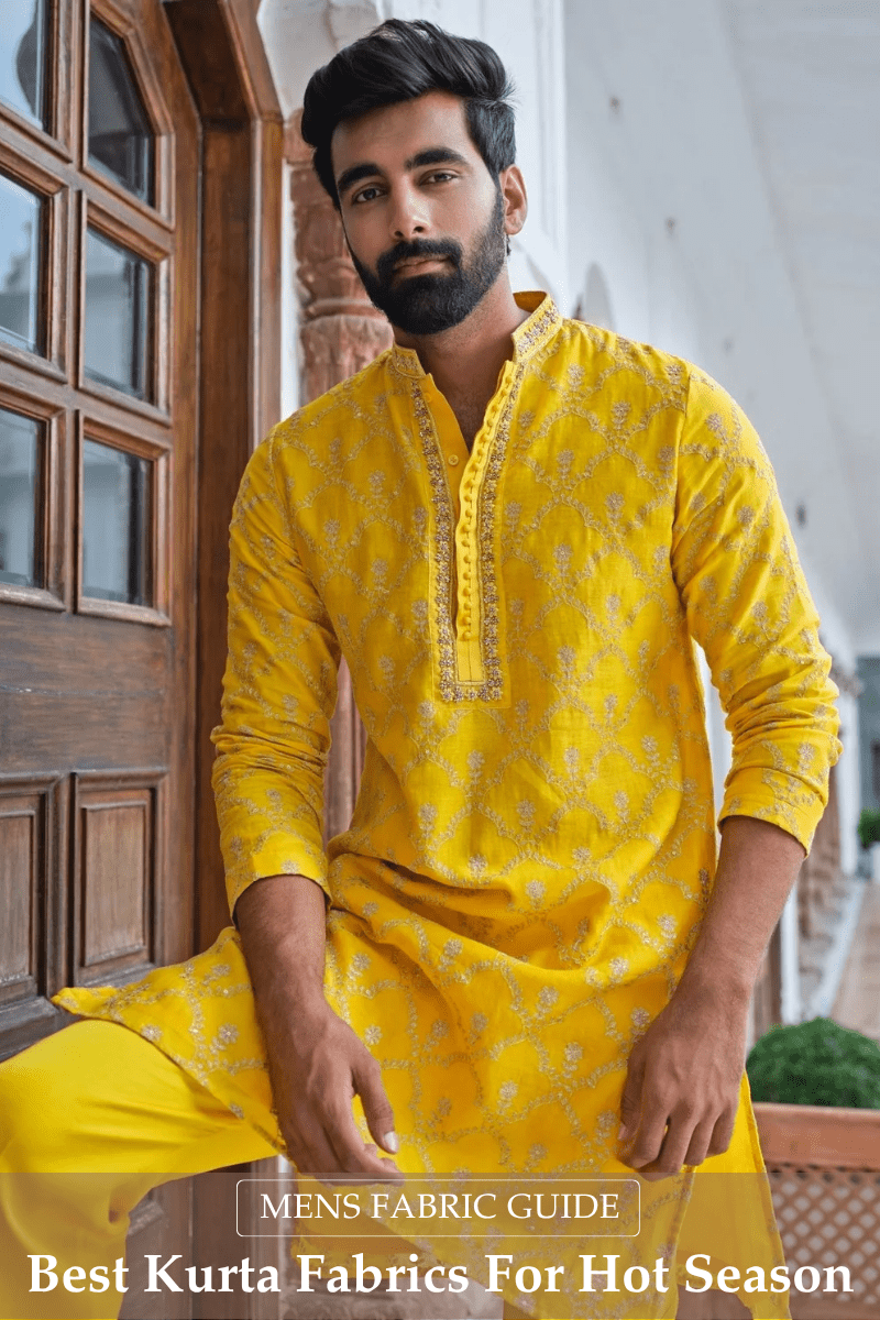 Best Fabrics for Mens Kurta Sets in Hot Weather - Fabilicious Fashion