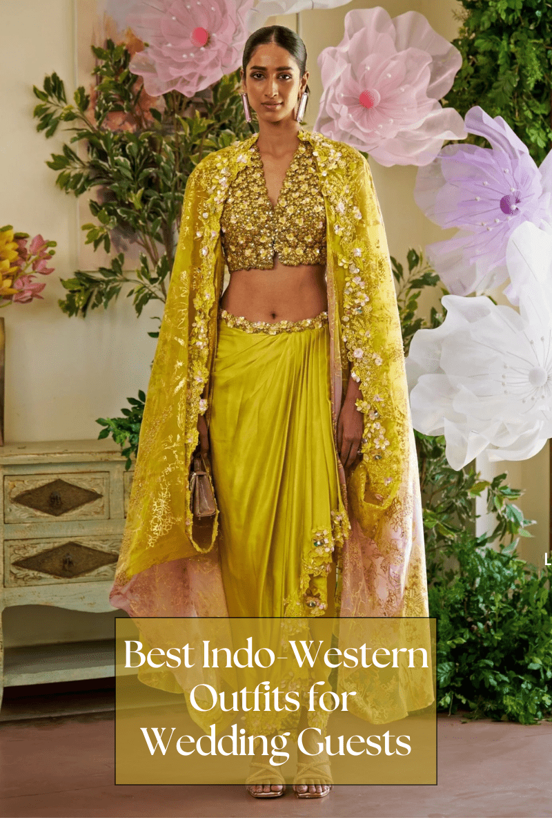 Best Indo-Western Outfits for Wedding Guests: Dhoti Drapes, Jumpsuits & More - Fabilicious Fashion