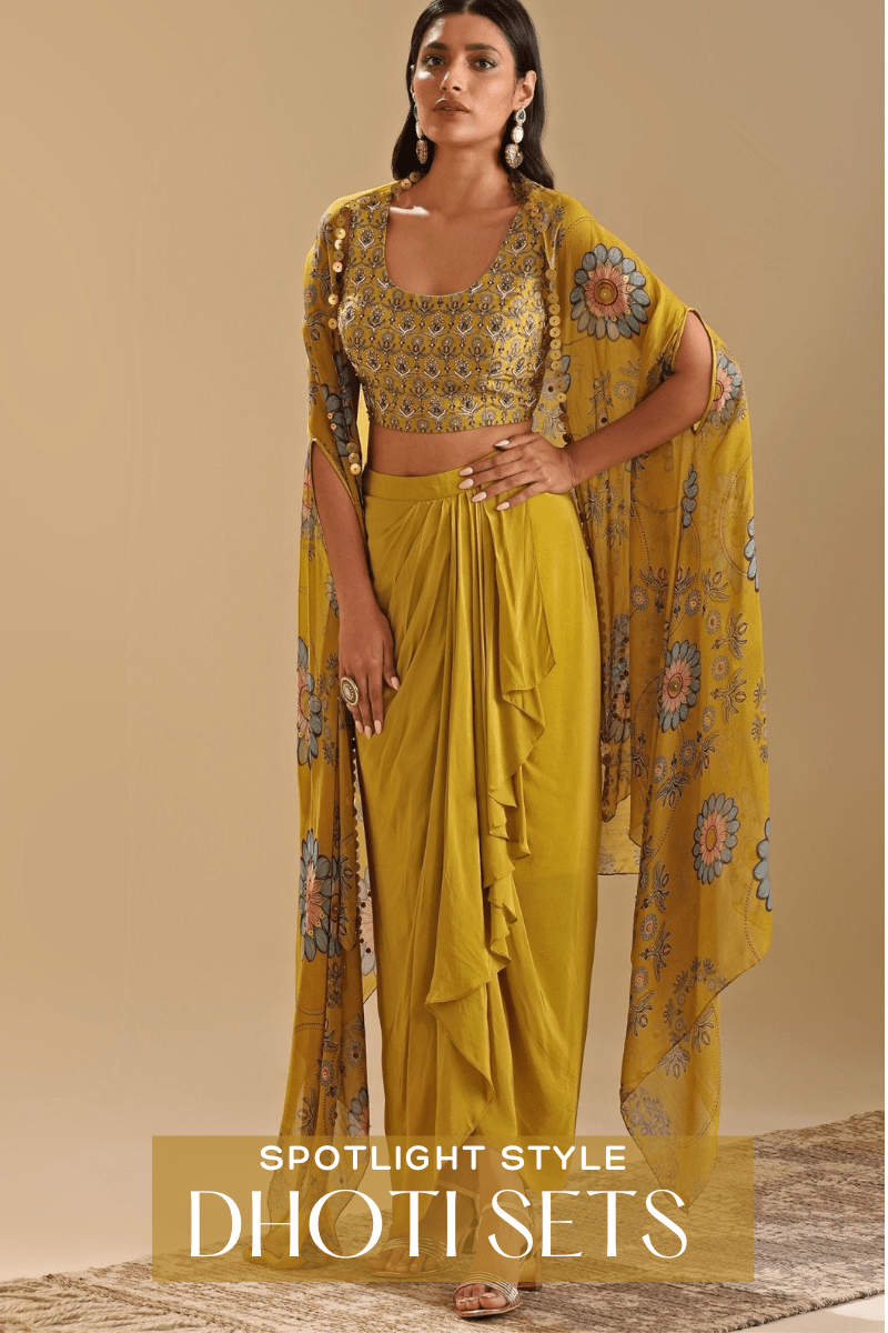 Bestseller Indo Western Silhouette Dhoti Sets: Top 5 Picks by Juhi Bengani - Fabilicious Fashion