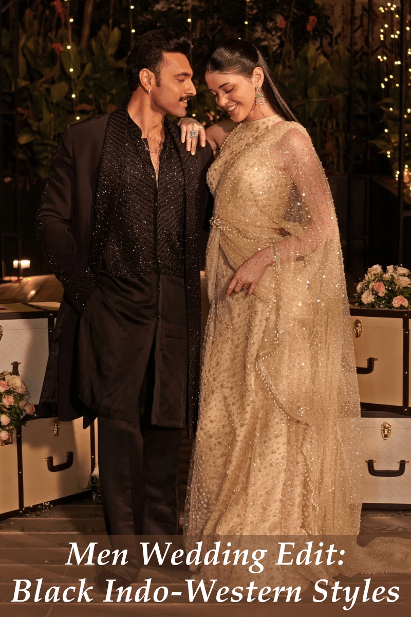 Black Indo-Western for Men: The Complete Wedding Guide - Fabilicious Fashion