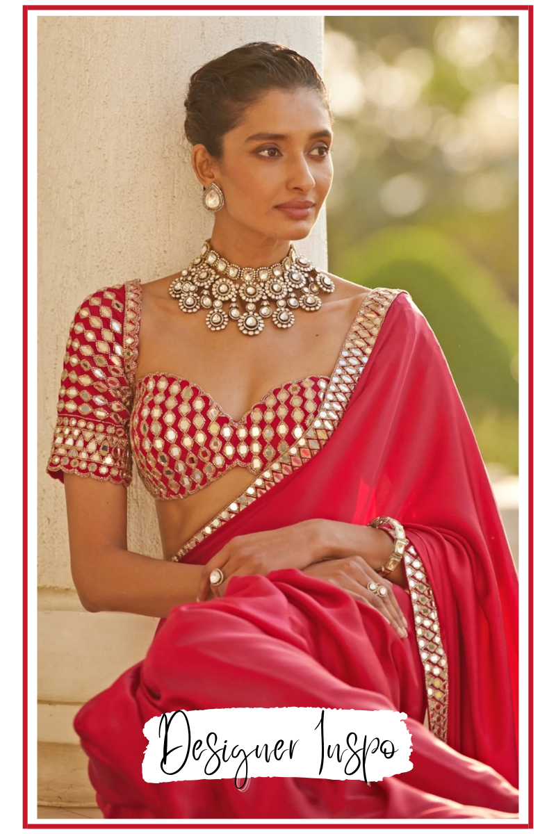 Vvani by Vani Vats Sarees: Nude, Red and Pastel Picks for Every Occasion - Fabilicious Fashion