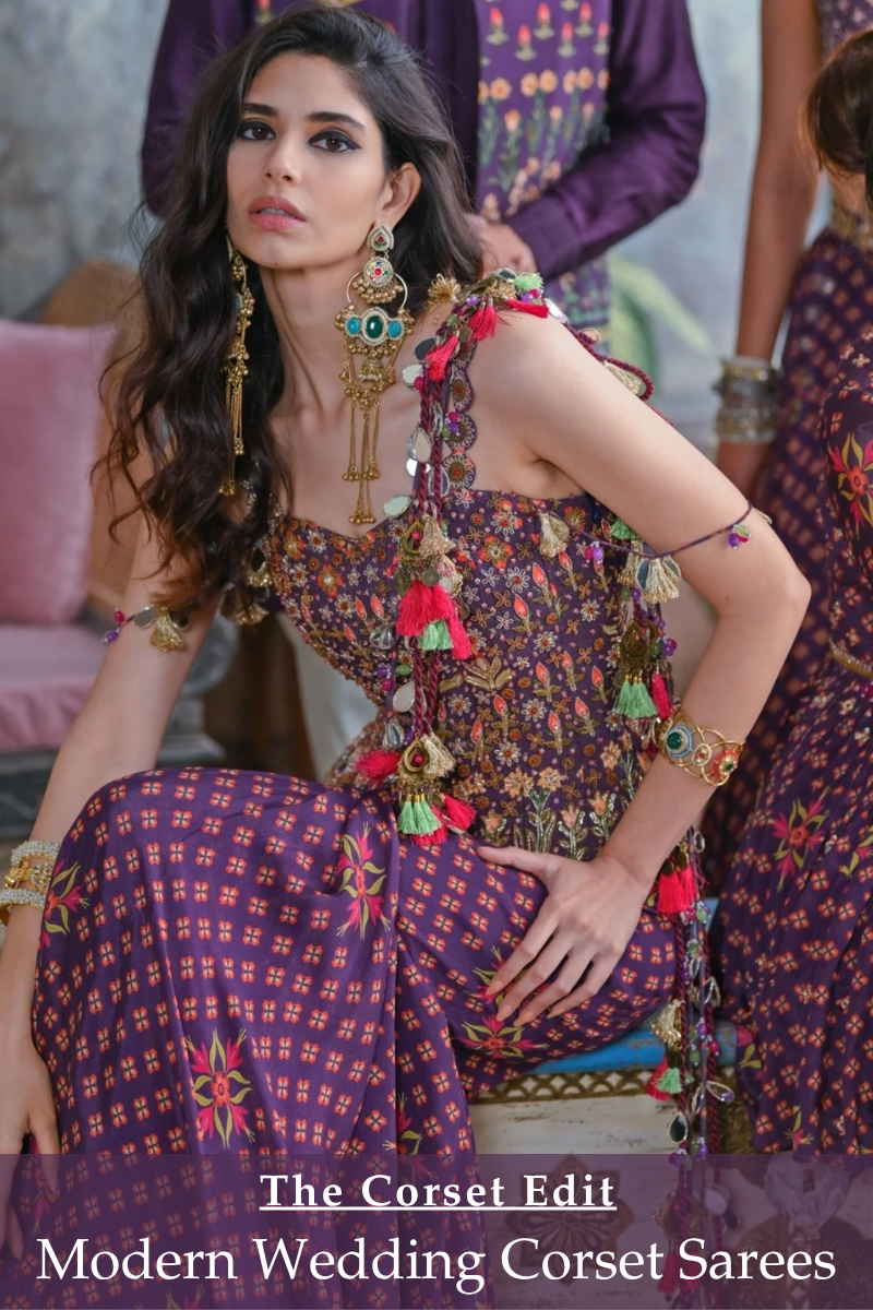 Corset Sarees: The Modern Silhouette Redefining Wedding Wear - Fabilicious Fashion