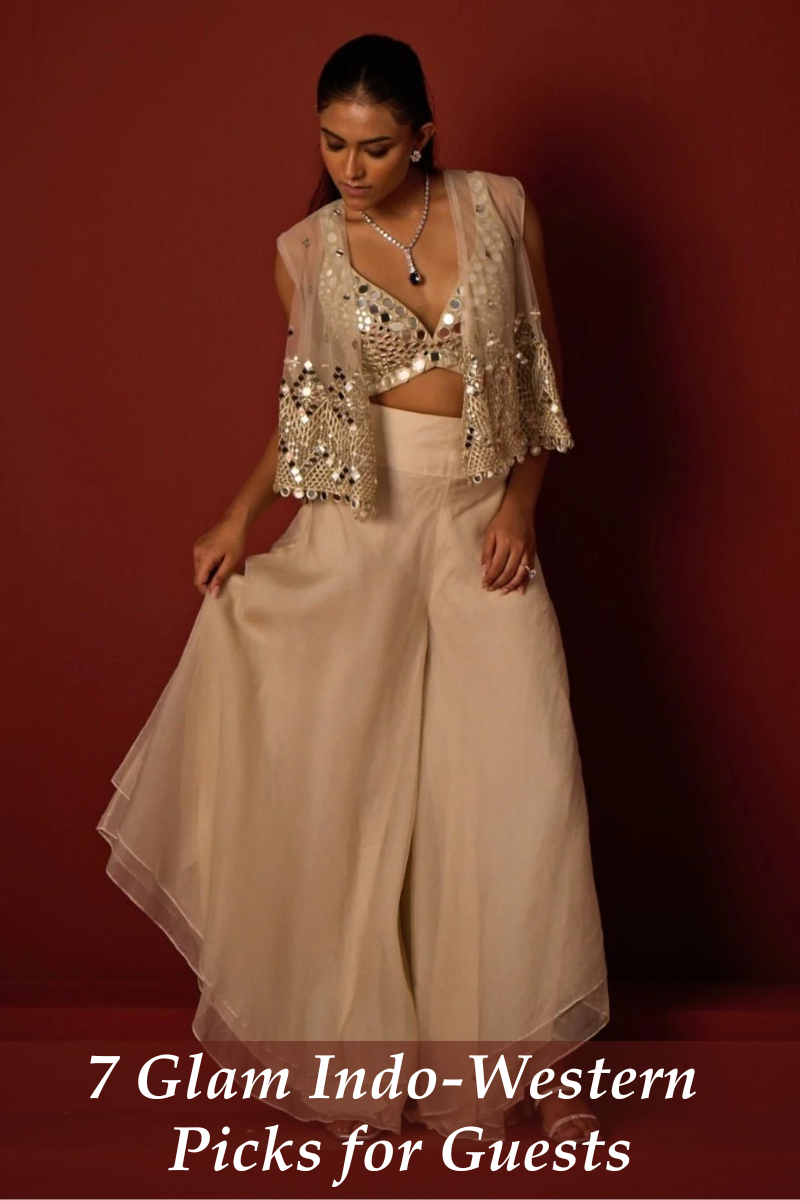 7 Glam Indowestern Outfits for Wedding Guests for Indian Weddings - Fabilicious Fashion
