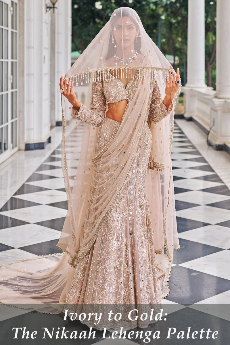  Nikaah Bridal Colour Edit: Ivory, Jewelled, Pastel & Gold - Fabilicious Fashion