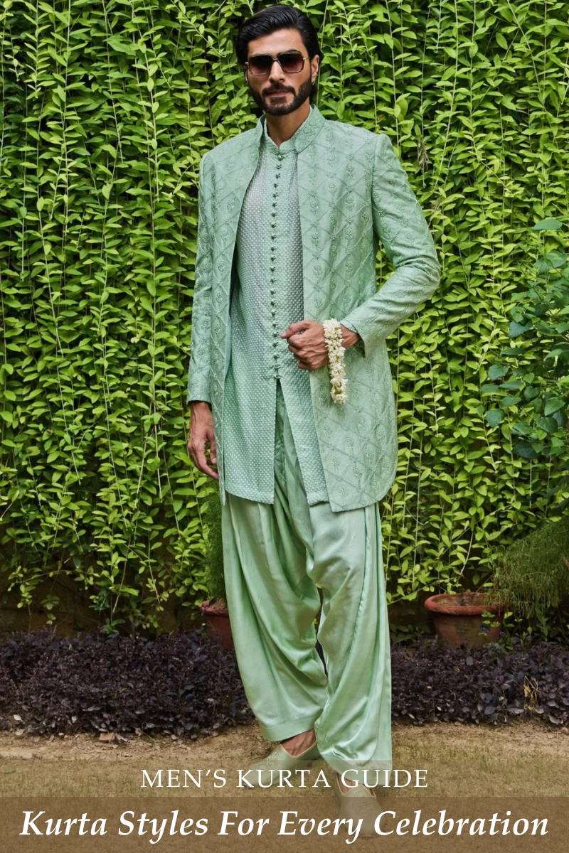 Men's Kurta Ideas: Sangeet, Jaggo & Anand Karaj - Fabilicious Fashion