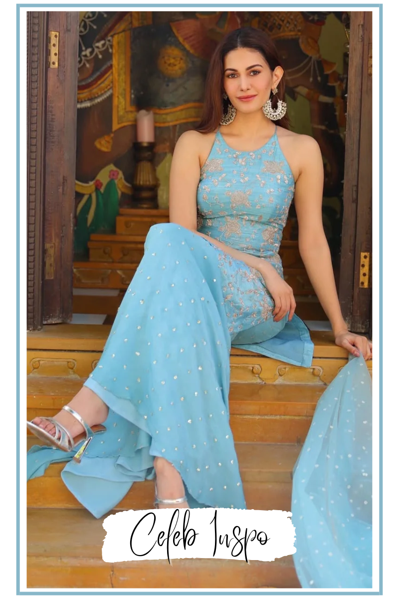 Amyra Dastur in Chamee & Palak: Modern Designer Wear with Effortless Glamour - Fabilicious Fashion