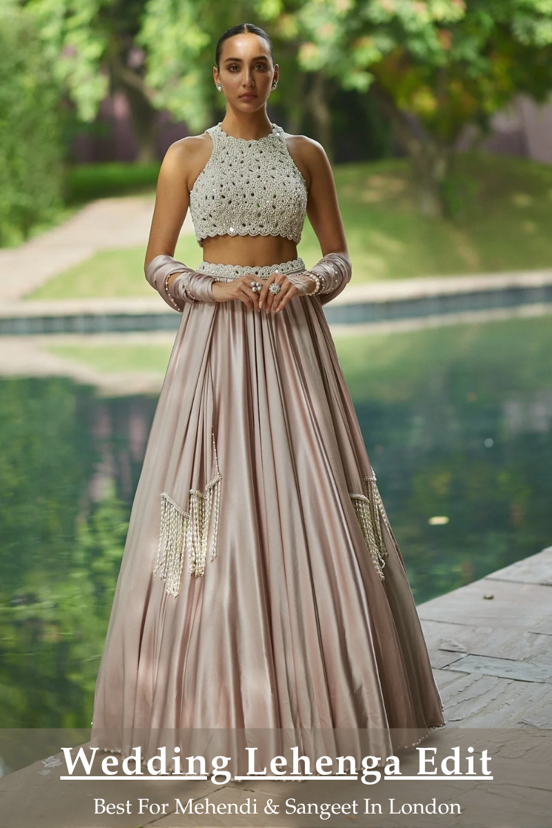 Best Family Wedding Lehengas: London Mehendi & Sangeet - Fabilicious Fashion