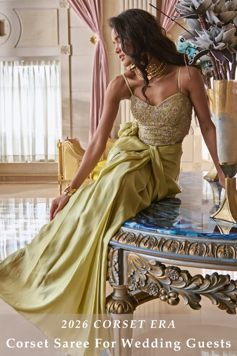 Corset Saree for Wedding Guests: 2026 Styling Guide - Fabilicious Fashion