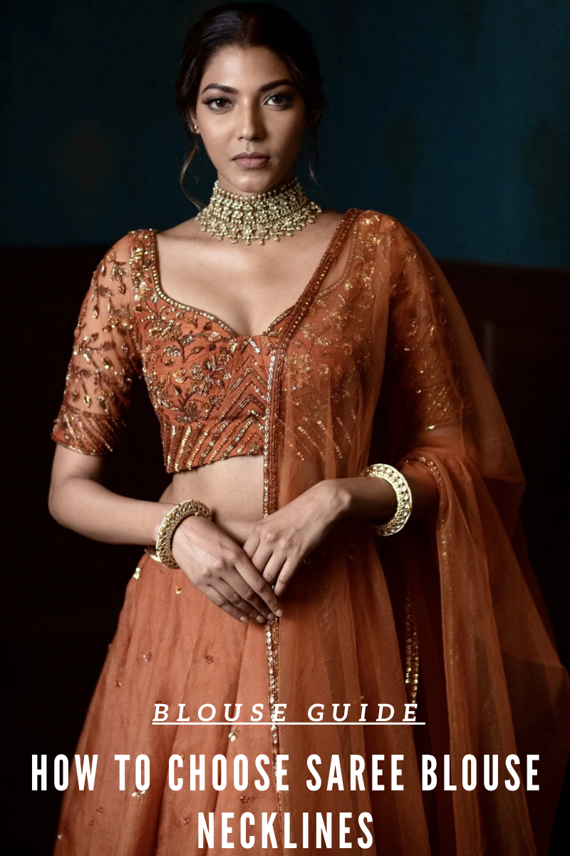 Best Saree Blouse Necklines for a Fuller Bust | What to Choose & Avoid - Fabilicious Fashion
