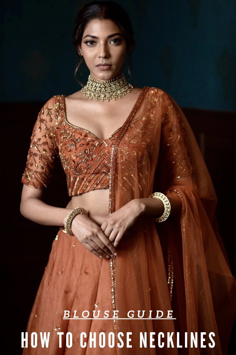 Best Saree Blouse Necklines for a Fuller Bust | What to Choose & Avoid - Fabilicious Fashion