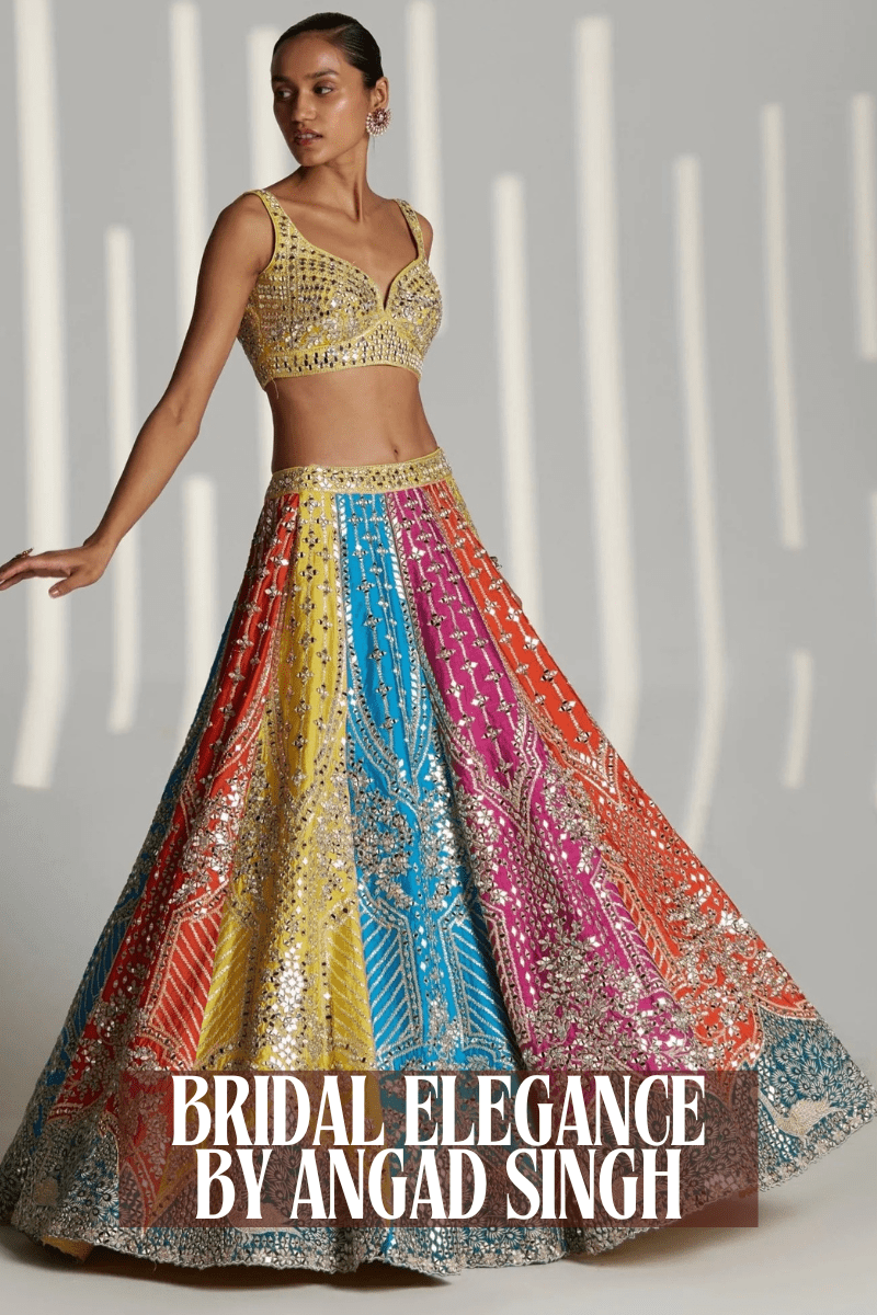 Bridal Elegance: Exploring Angad Singh's Signature Lehengas - Fabilicious Fashion