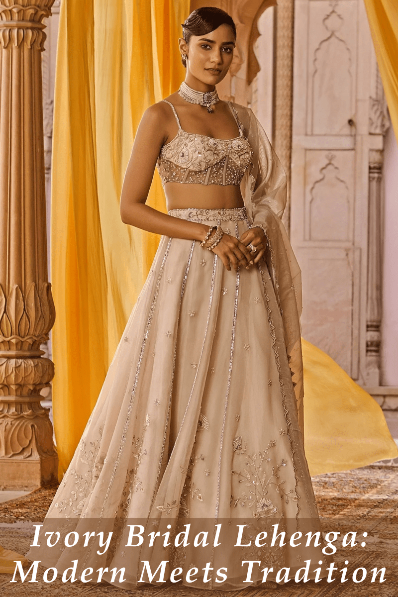 Bridal Lehengas in Ivory & Gold: The Modern Heirloom Moment - Fabilicious Fashion