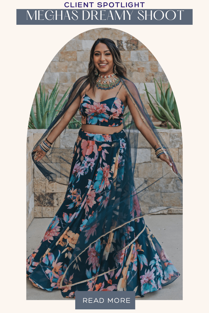 Celebrating One Year of Love: Megha’s Dreamy Post-Wedding Shoot in Cabo - Fabilicious Fashion