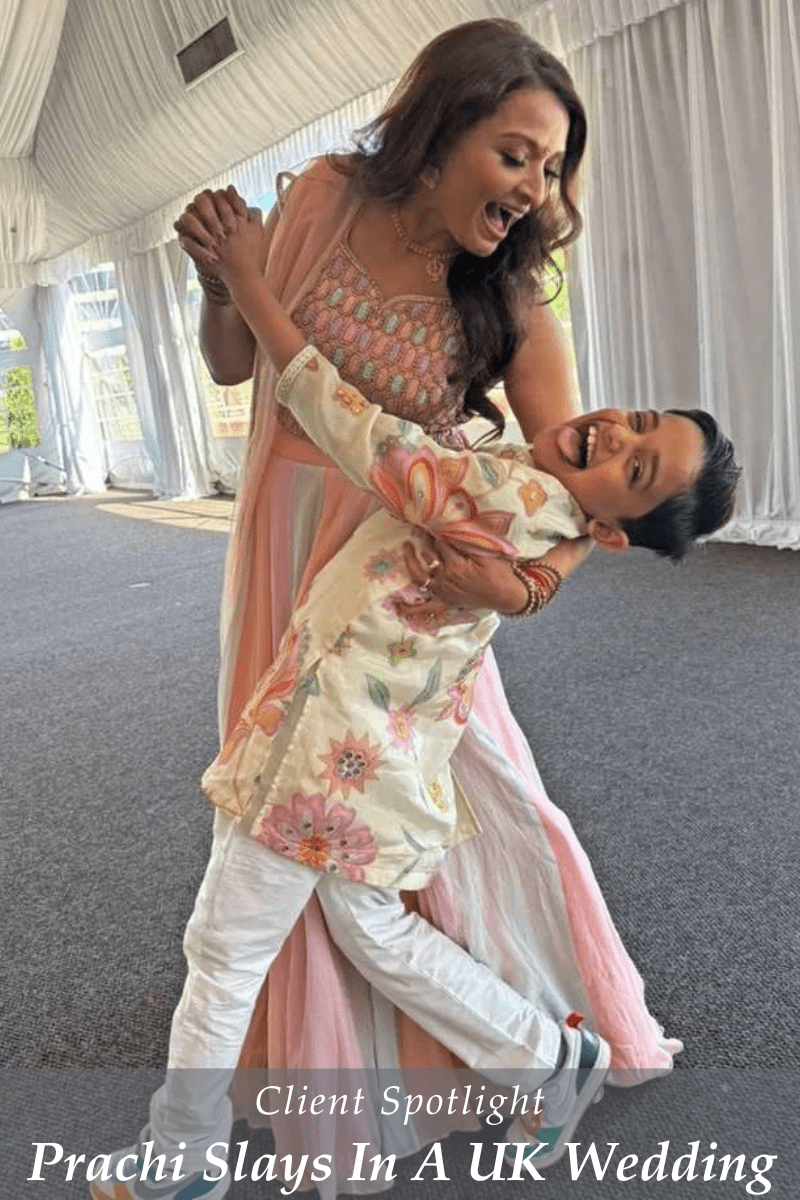 Client Diaries: Prachi's Lehenga for a Family Wedding in the UK - Fabilicious Fashion