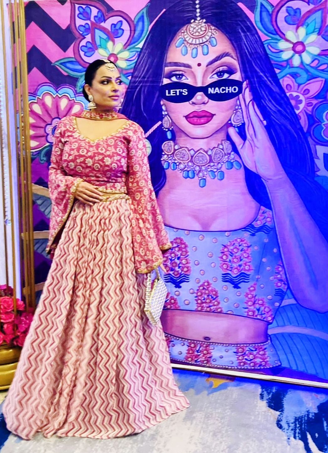 Client Highlight: Punam from the UK Stuns in Fabilicious at a Dubai Wedding - Fabilicious Fashion