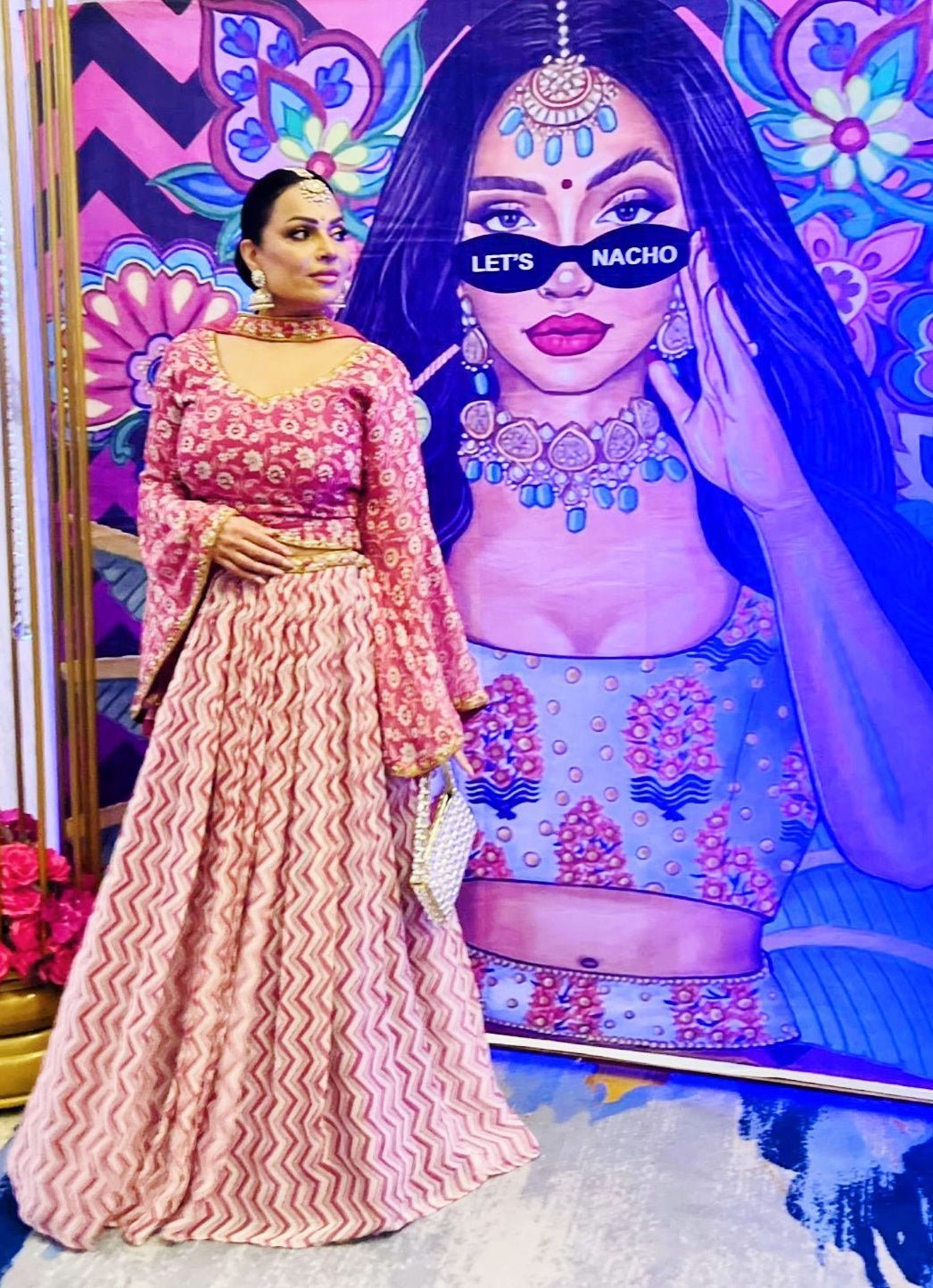 Client Highlight: Punam from the UK Stuns in Fabilicious at a Dubai Wedding - Fabilicious Fashion