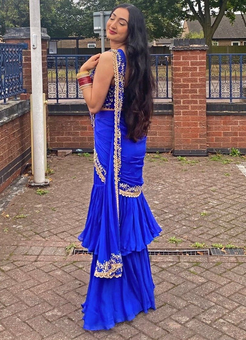 Client Spotlight: Jadeen Dhanoya’s Stunning Engagement Look in Leicester, UK - Fabilicious Fashion