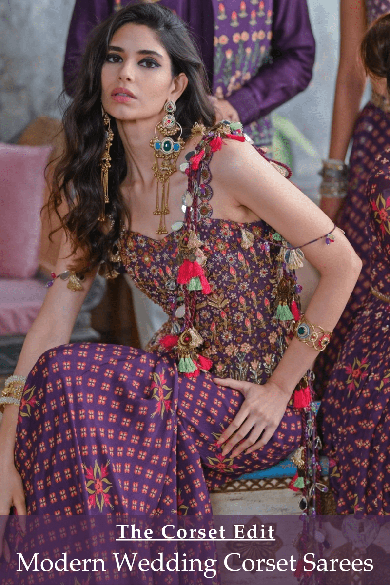 Corset Sarees: The Modern Silhouette Redefining Wedding Wear - Fabilicious Fashion