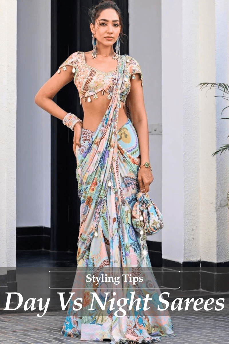 Day vs Night Wedding Sarees for Guests: How to Dress Right for the Occasion - Fabilicious Fashion