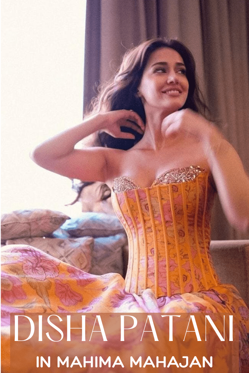 Disha Patani Wows in an Indo-Western Engagement Look by Mahima Mahajan - Fabilicious Fashion