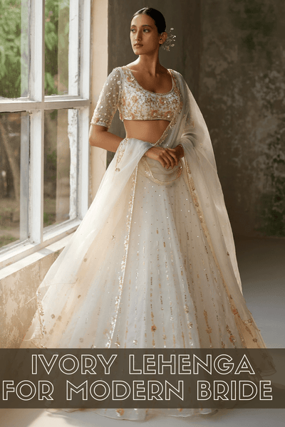 Embrace Elegance with the Modern White Bridal Lehenga: Perfect for Intimate Weddings