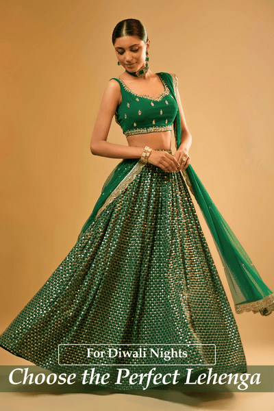 How to Choose the Perfect Lehenga for Diwali Night