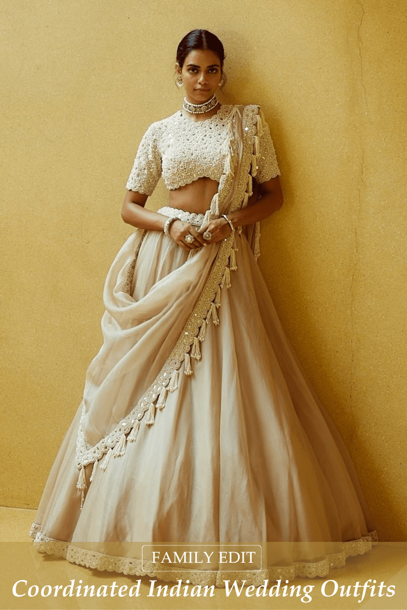 How to Coordinate Family Outfits for an Indian Wedding | Fabilicious - Fabilicious Fashion