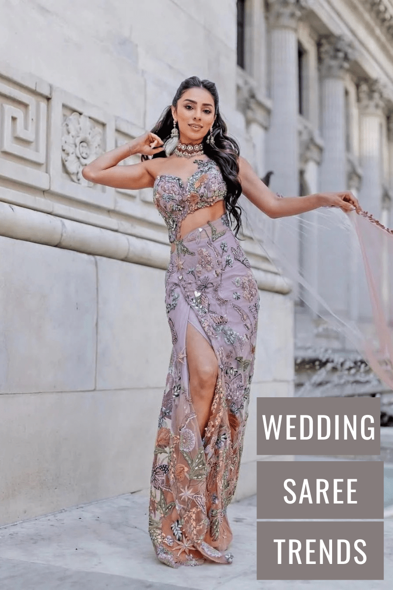 Indian Wedding Saree Trends 2025: Slit, Fusion & Modern Concepts - Fabilicious Fashion