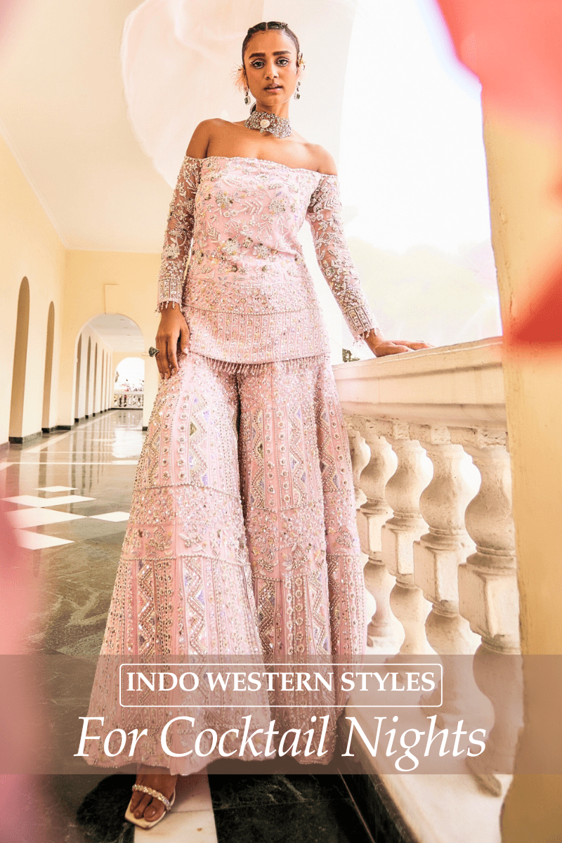 Indo-Western Co-ord Sets & Cape Outfits for a Glam Cocktail Night - Fabilicious Fashion