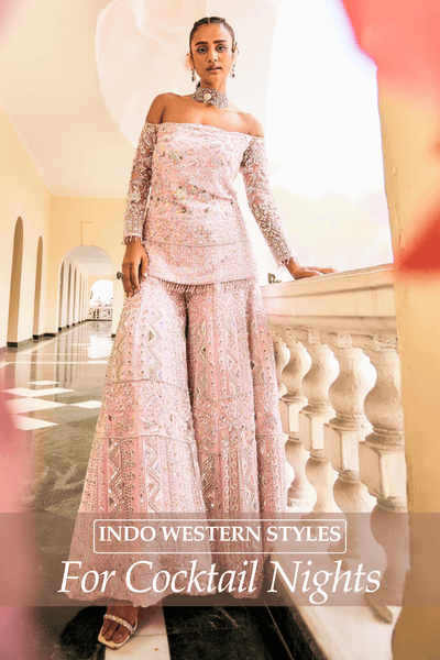 Indo-Western Co-ord Sets & Cape Outfits for a Glam Cocktail Night