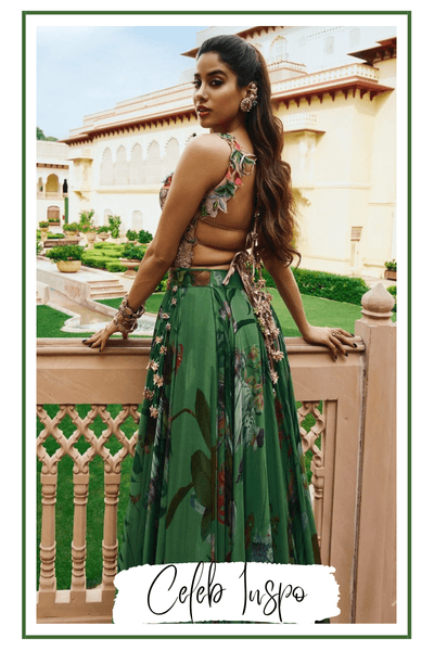 Janhvi Kapoor Sparks the Floral Lehenga Trend