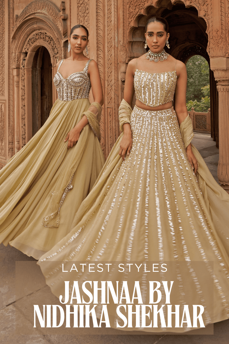 Jashnaa by Nidhika Shekhar: A Celebration of Jewelled Elegance in Sarees & Lehengas for the Modern Woman - Fabilicious Fashion