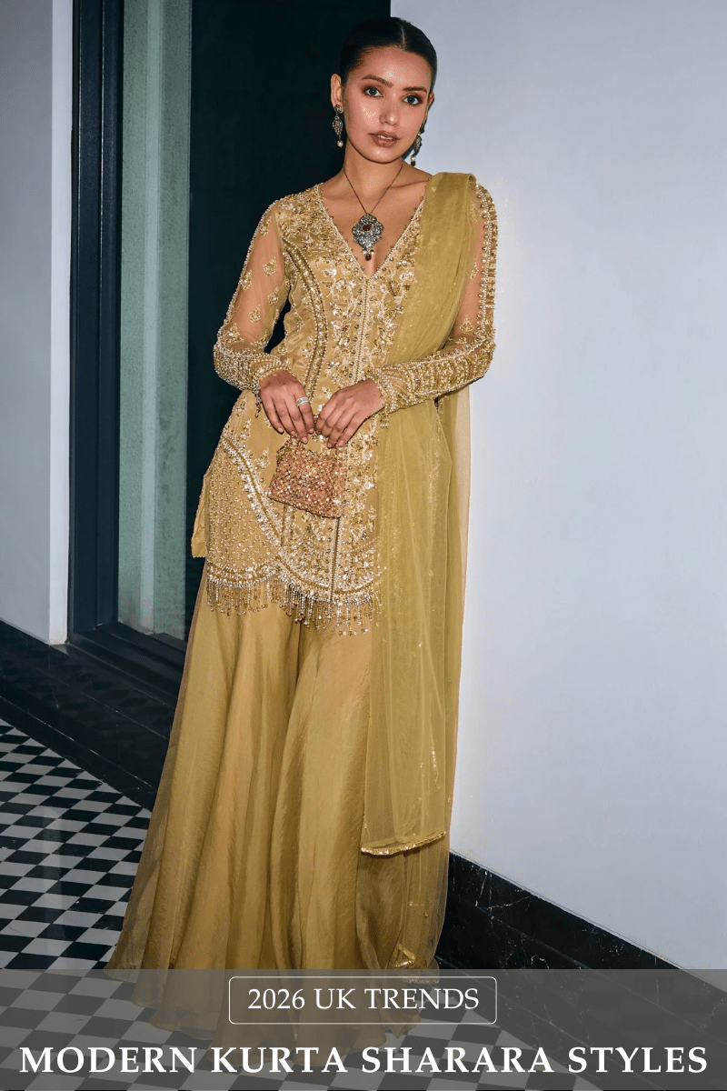Kurta Sharara Trends in the UK: Modern Styles for 2026 - Fabilicious Fashion
