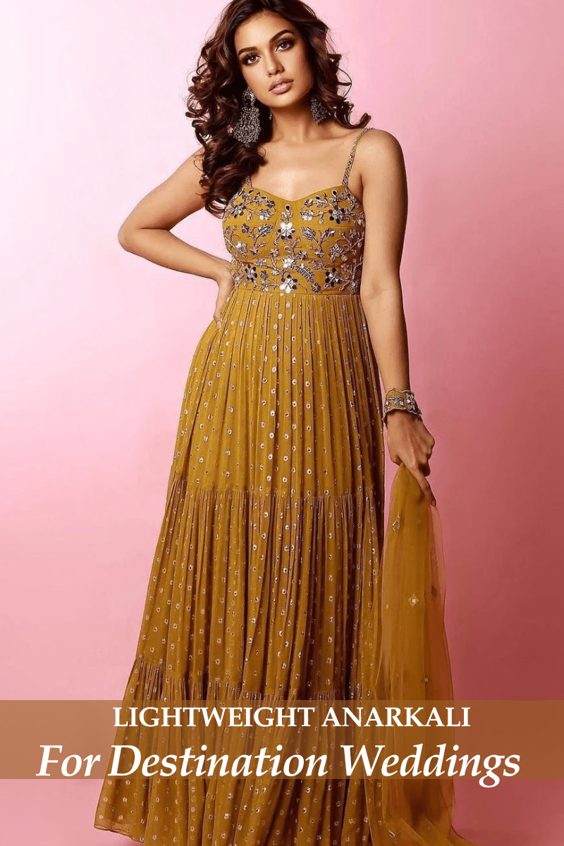 Lightweight Anarkali Kurta Sets for Destination Weddings - Fabilicious Fashion