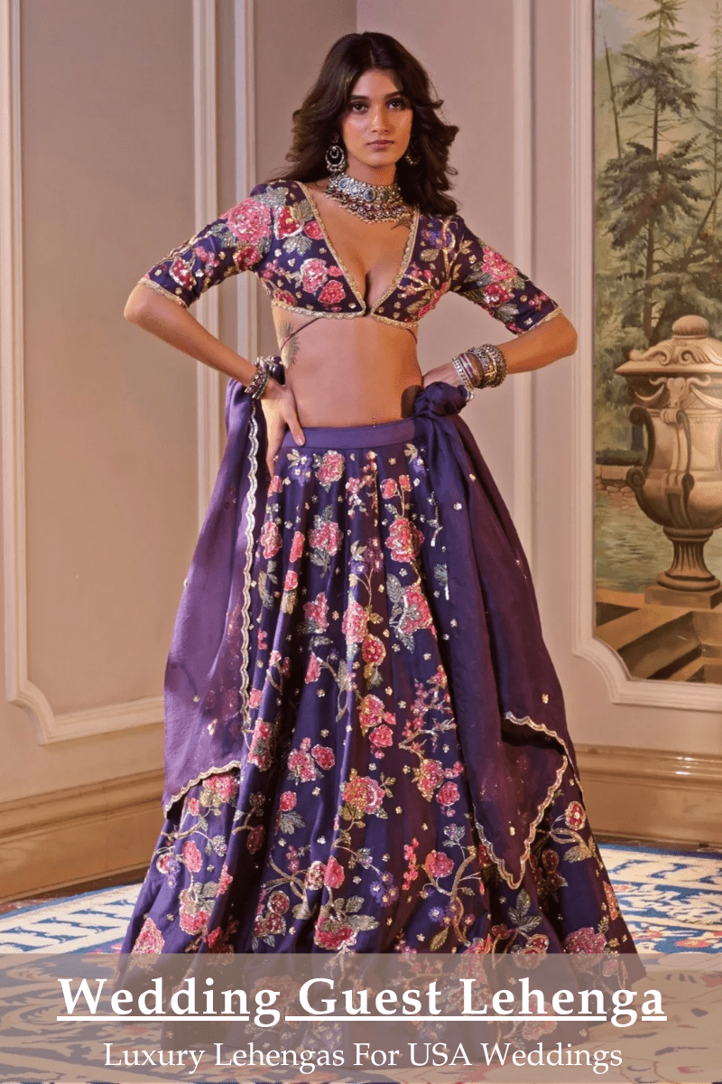 Luxury Family Wedding Lehengas Available in the USA - Fabilicious Fashion